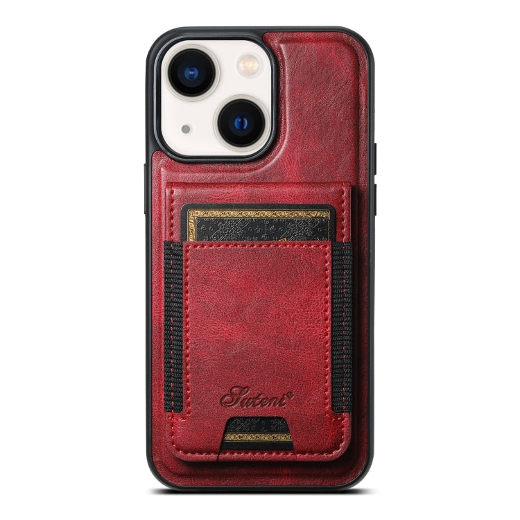 Custodia per telefono a portafoglio staccabile MagSafe in pelle Suteni H17 Oil Eax, For iPhone 14, For iPhone 14 Pro, For iPhone 14 Pro Max, For iPhone 13 Pro Max