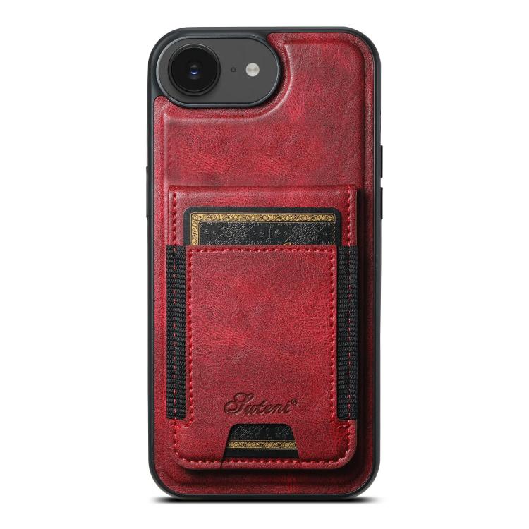 Custodia per telefono a portafoglio staccabile MagSafe in pelle Suteni H17 Oil Eax, For iPhone 12 Pro, For iPhone 17e / 16e