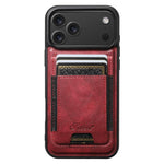 Custodia per telefono a portafoglio staccabile MagSafe in pelle Suteni H17 Oil Eax, For iPhone 18, For iPhone 18 Pro, For iPhone 18 Pro Max, For iPhone 17 Pro Max