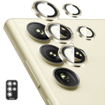 ENKAY Hat-Prince 9H Obiettivo fotocamera posteriore Pellicola in vetro temperato in lega di alluminio, For Samsung Galaxy S24 Ultra 5G, For Samsung Galaxy S24 5G, For Samsung Galaxy S24+ 5G