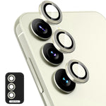 ENKAY Hat-Prince 9H Obiettivo fotocamera posteriore Pellicola in vetro temperato in lega di alluminio, For Samsung Galaxy S24 Ultra 5G, For Samsung Galaxy S24 5G, For Samsung Galaxy S24+ 5G