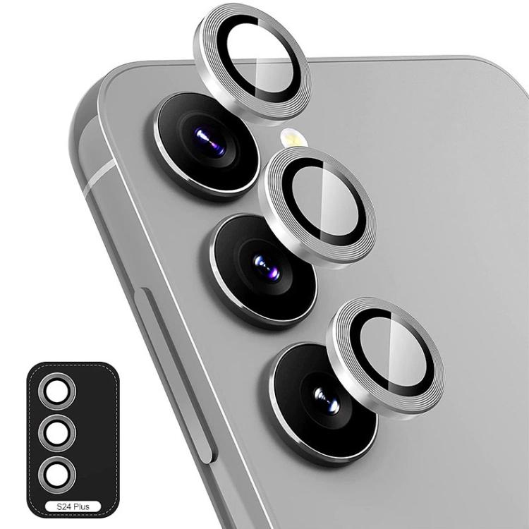 ENKAY Hat-Prince 9H Obiettivo fotocamera posteriore Pellicola in vetro temperato in lega di alluminio, For Samsung Galaxy S24 Ultra 5G, For Samsung Galaxy S24 5G, For Samsung Galaxy S24+ 5G
