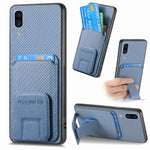 Custodia portafoglio in fibra di carbonio per Samsung Galaxy A70