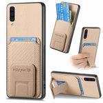 Custodia portafoglio in fibra di carbonio per Samsung Galaxy A70
