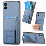 Custodia per telefono con supporto pieghevole per borsa in fibra di carbonio, For Samsung Galaxy S23 Ultra 5G, For Samsung Galaxy S23+ 5G, For Samsung Galaxy S23 5G, For Samsung Galaxy A04 4G