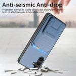 Custodia portafoglio in fibra di carbonio per Samsung Galaxy A70
