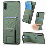 Custodia portafoglio in fibra di carbonio per Samsung Galaxy A70
