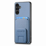 Custodia per telefono con supporto pieghevole per borsa in fibra di carbonio, For Samsung Galaxy A15, For Samsung Galaxy A35 5G, For Samsung Galaxy S24 Ultra 5G, For Samsung Galaxy S24+ 5G