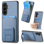 Custodia per telefono con supporto pieghevole per borsa in fibra di carbonio, For Samsung Galaxy A57 5G, For Samsung Galaxy A37 5G, For Samsung Galaxy S25 Edge 5G, For Samsung Galaxy A56 5G