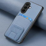 Custodia per telefono con supporto pieghevole per borsa in fibra di carbonio, For Samsung Galaxy A57 5G, For Samsung Galaxy A37 5G, For Samsung Galaxy S25 Edge 5G, For Samsung Galaxy A56 5G