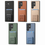 Custodia per telefono con supporto pieghevole per borsa in fibra di carbonio, For Samsung Galaxy A57 5G, For Samsung Galaxy A37 5G, For Samsung Galaxy S25 Edge 5G, For Samsung Galaxy A56 5G