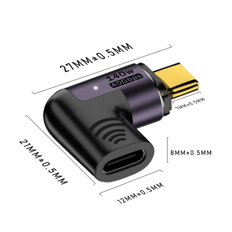 Adattatore magnetico USB4 tipo C 40 Gbps 140W