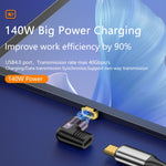 Adattatore magnetico USB4 tipo C 40 Gbps 140W