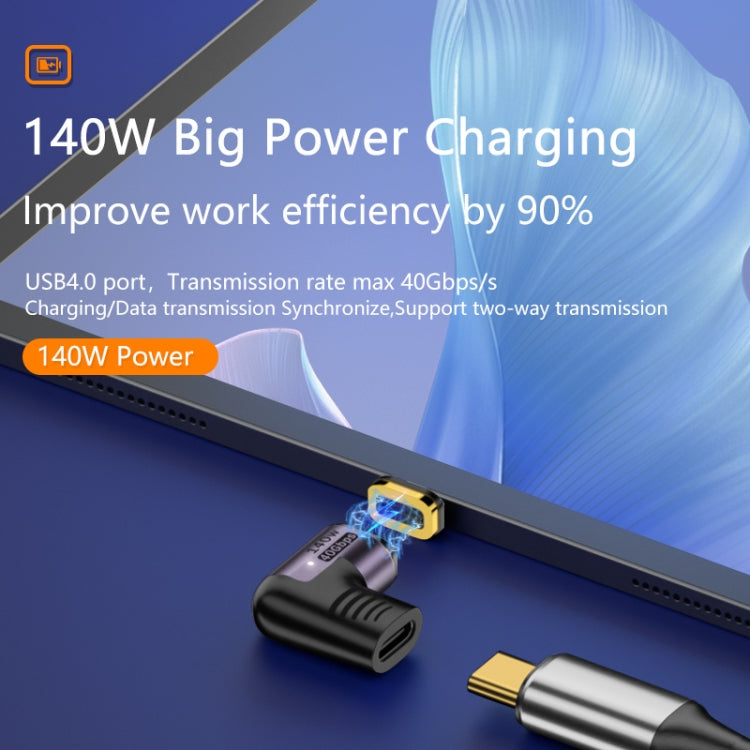 Adattatore magnetico USB4 tipo C 40 Gbps 140W