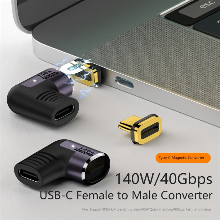 Adattatore magnetico USB4 tipo C 40 Gbps 140W