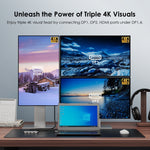 Wavlink Hub USB-C 7 in 1 con doppio DP, HDMI e VGA