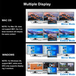 Adattatore multiporta USB-C 12 in 1 con triplo display