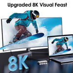 WAVLINK WL-UMD307 Da tipo C a 2DP + 4K HD + VGA + 3 x Docking station HUB USB 2.0, UMD307