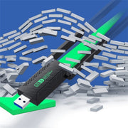ZT02 Per PC Desktop Laptop Adattatore Wireless WiFi USB3.0 5G 1200Mbps Dual Band Senza Driver, ZT02