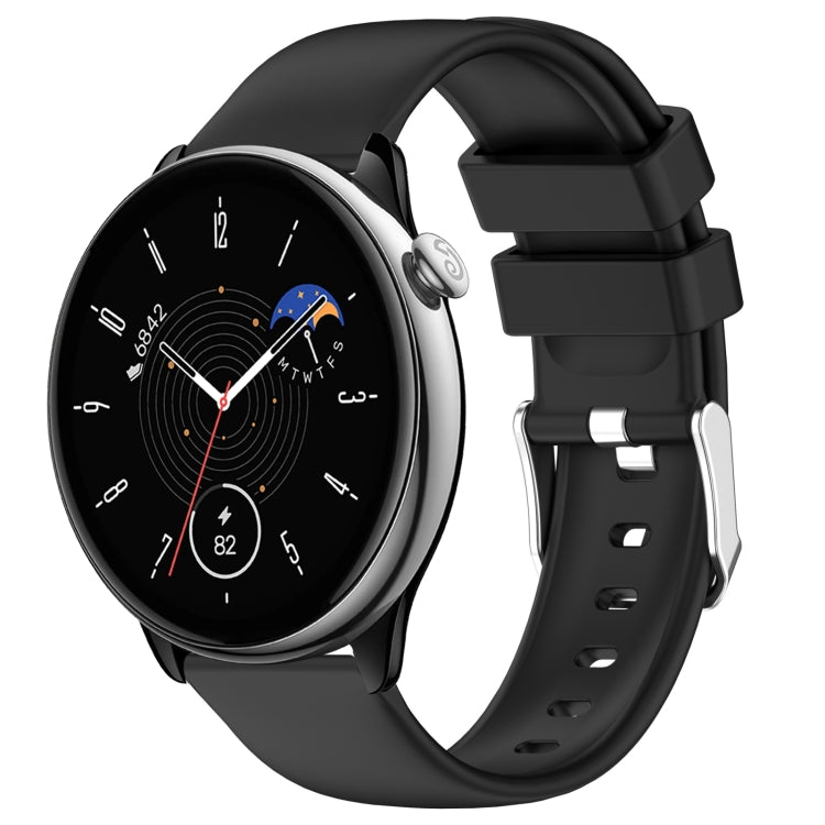 Cinturino per orologio in silicone tinta unita liscio da 20 mm, For Amazfit Active, For Amazfit GTR Mini