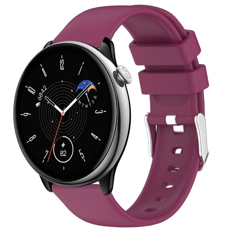 Cinturino per orologio in silicone tinta unita liscio da 20 mm, For Amazfit Active, For Amazfit GTR Mini