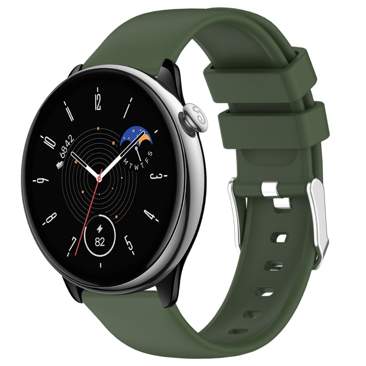 Cinturino per orologio in silicone tinta unita liscio da 20 mm, For Amazfit Active, For Amazfit GTR Mini