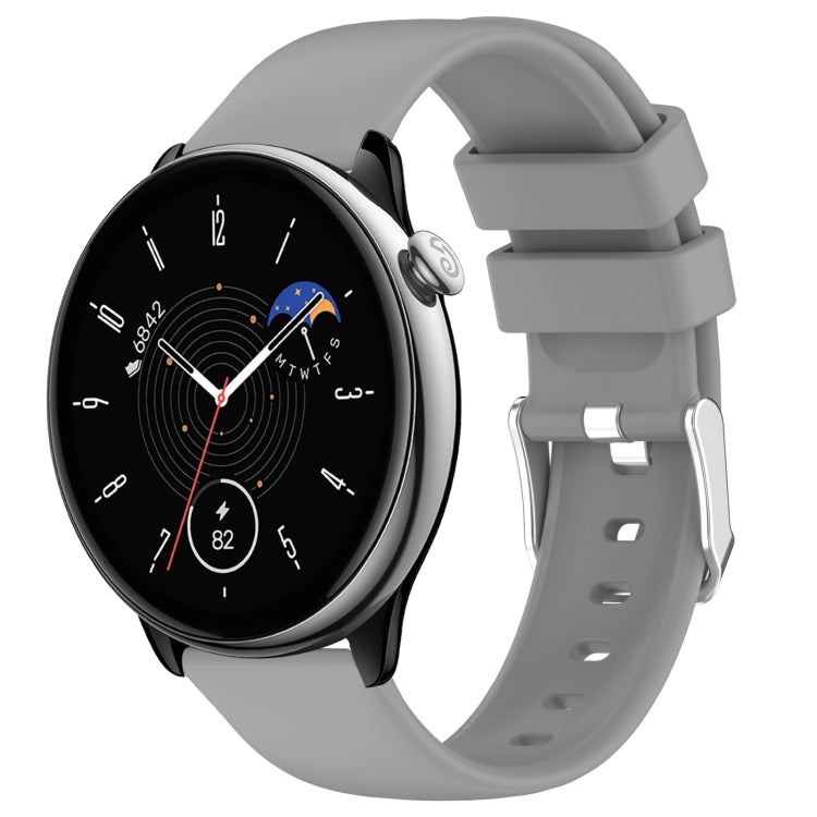 Cinturino per orologio in silicone tinta unita liscio da 20 mm, For Amazfit Active, For Amazfit GTR Mini