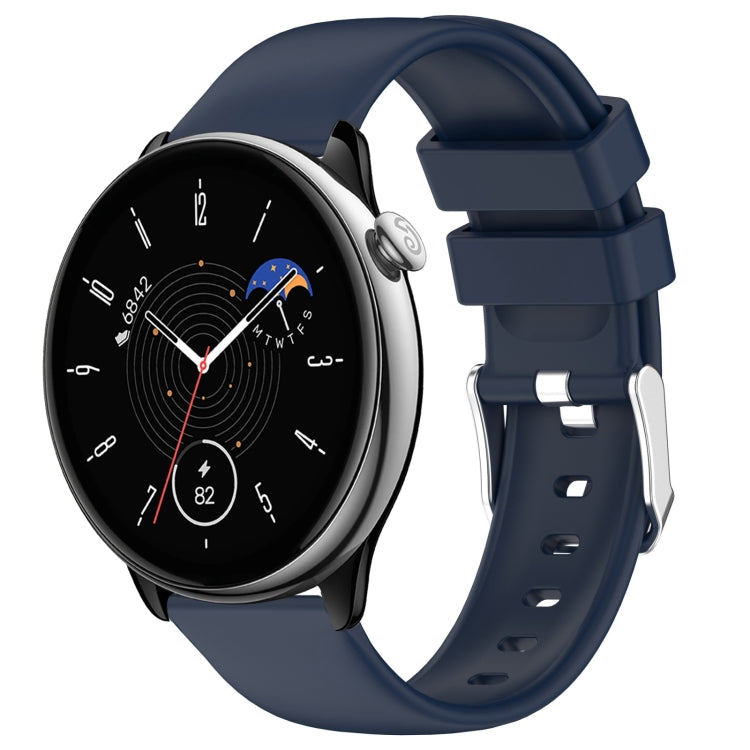 Cinturino per orologio in silicone tinta unita liscio da 20 mm, For Amazfit Active, For Amazfit GTR Mini