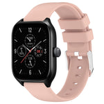 Cinturino per orologio in silicone tinta unita liscio da 20 mm, For Amazfit GTS 4, For Amazfit GTS 4 Mini