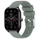 Cinturino per orologio in silicone tinta unita liscio da 20 mm, For Amazfit GTS 4, For Amazfit GTS 4 Mini