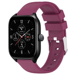 Cinturino per orologio in silicone tinta unita liscio da 20 mm, For Amazfit GTS 4, For Amazfit GTS 4 Mini