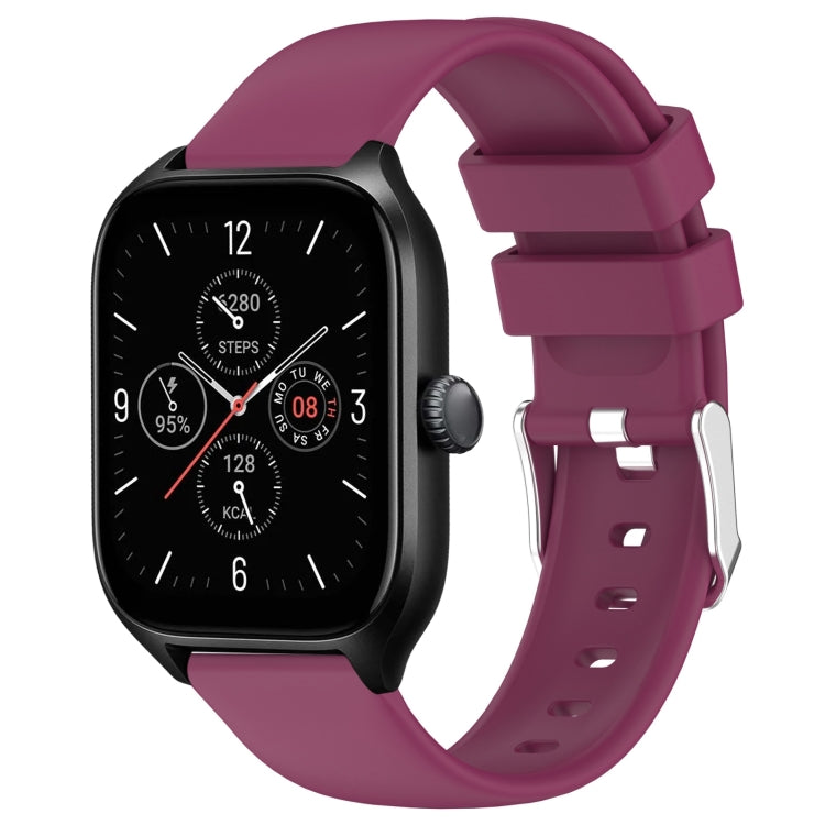 Cinturino per orologio in silicone tinta unita liscio da 20 mm, For Amazfit GTS 4, For Amazfit GTS 4 Mini