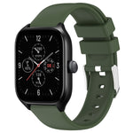 Cinturino per orologio in silicone tinta unita liscio da 20 mm, For Amazfit GTS 4, For Amazfit GTS 4 Mini
