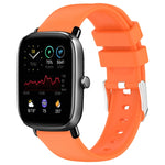 Cinturino per orologio in silicone tinta unita liscio da 20 mm, For Amazfit GTS 4, For Amazfit GTS 4 Mini
