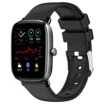 Cinturino per orologio in silicone tinta unita liscio da 20 mm, For Amazfit GTS 4, For Amazfit GTS 4 Mini