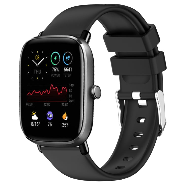 Cinturino per orologio in silicone tinta unita liscio da 20 mm, For Amazfit GTS 4, For Amazfit GTS 4 Mini