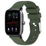 Cinturino per orologio in silicone tinta unita liscio da 20 mm, For Amazfit GTS 4, For Amazfit GTS 4 Mini