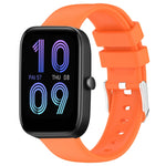 Cinturino per orologio in silicone tinta unita liscio da 20 mm, For Amazfit Bip 3, For Amazfit Bip 3 Pro