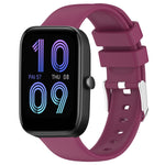 Cinturino per orologio in silicone tinta unita liscio da 20 mm, For Amazfit Bip 3, For Amazfit Bip 3 Pro