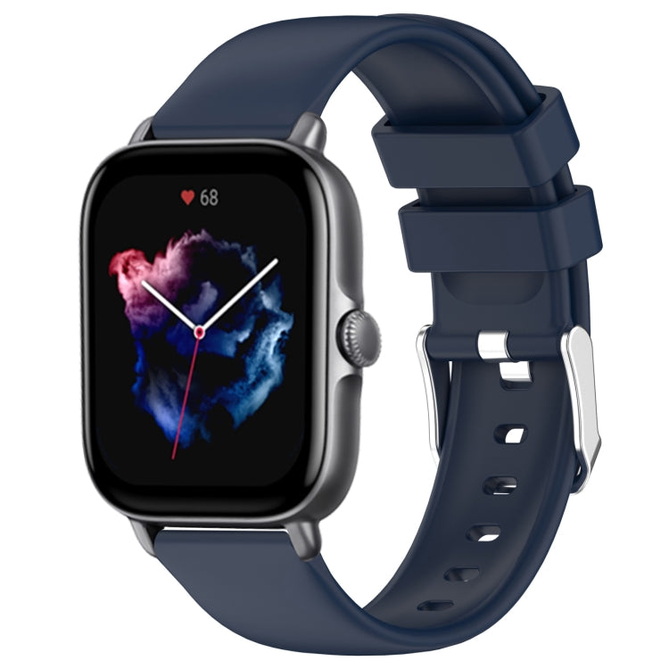 Cinturino per orologio in silicone tinta unita liscio da 20 mm, For Amazfit GTS 3, For Amazfit GTS 2 Mini