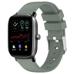 Cinturino per orologio in silicone tinta unita liscio da 20 mm, For Amazfit GTS 3, For Amazfit GTS 2 Mini