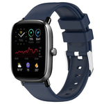Cinturino per orologio in silicone tinta unita liscio da 20 mm, For Amazfit GTS 3, For Amazfit GTS 2 Mini