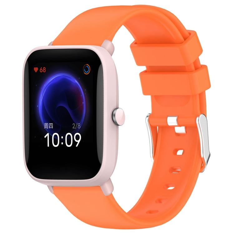 Cinturino per orologio in silicone tinta unita liscio da 20 mm, For Amazfit Pop Pro, For Amazfit Pop