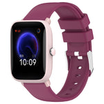 Cinturino per orologio in silicone tinta unita liscio da 20 mm, For Amazfit Pop Pro, For Amazfit Pop