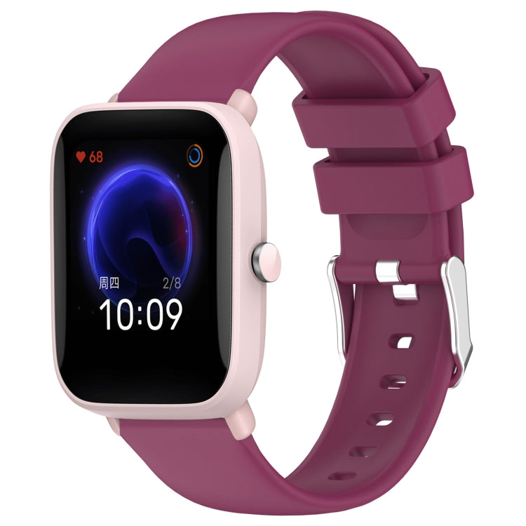 Cinturino per orologio in silicone tinta unita liscio da 20 mm, For Amazfit Pop Pro, For Amazfit Pop