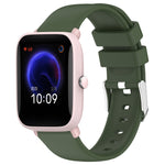 Cinturino per orologio in silicone tinta unita liscio da 20 mm, For Amazfit Pop Pro, For Amazfit Pop