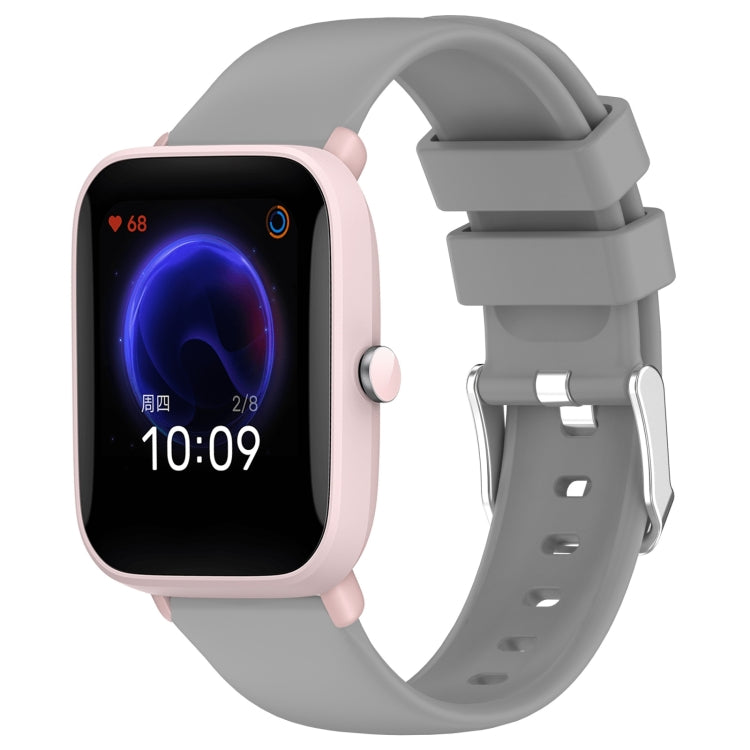 Cinturino per orologio in silicone tinta unita liscio da 20 mm, For Amazfit Pop Pro, For Amazfit Pop