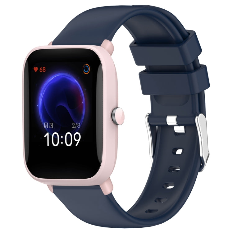 Cinturino per orologio in silicone tinta unita liscio da 20 mm, For Amazfit Pop Pro, For Amazfit Pop