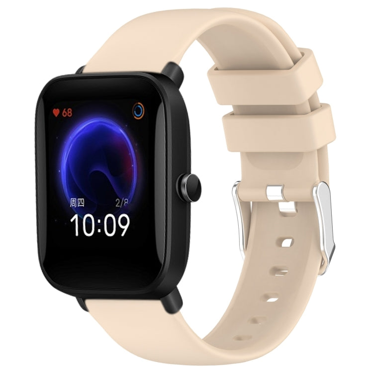 Cinturino per orologio in silicone tinta unita liscio da 20 mm, For Amazfit Pop Pro, For Amazfit Pop