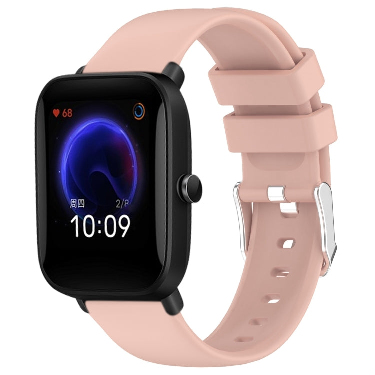 Cinturino per orologio in silicone tinta unita liscio da 20 mm, For Amazfit Pop Pro, For Amazfit Pop